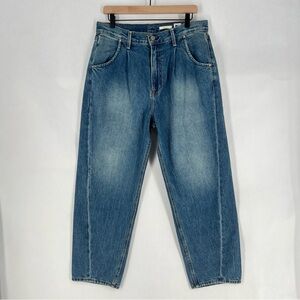 NOEND Denim 90's Loose Tapered Leg Jean Medium‎ Wash Cotton Women's Size 31